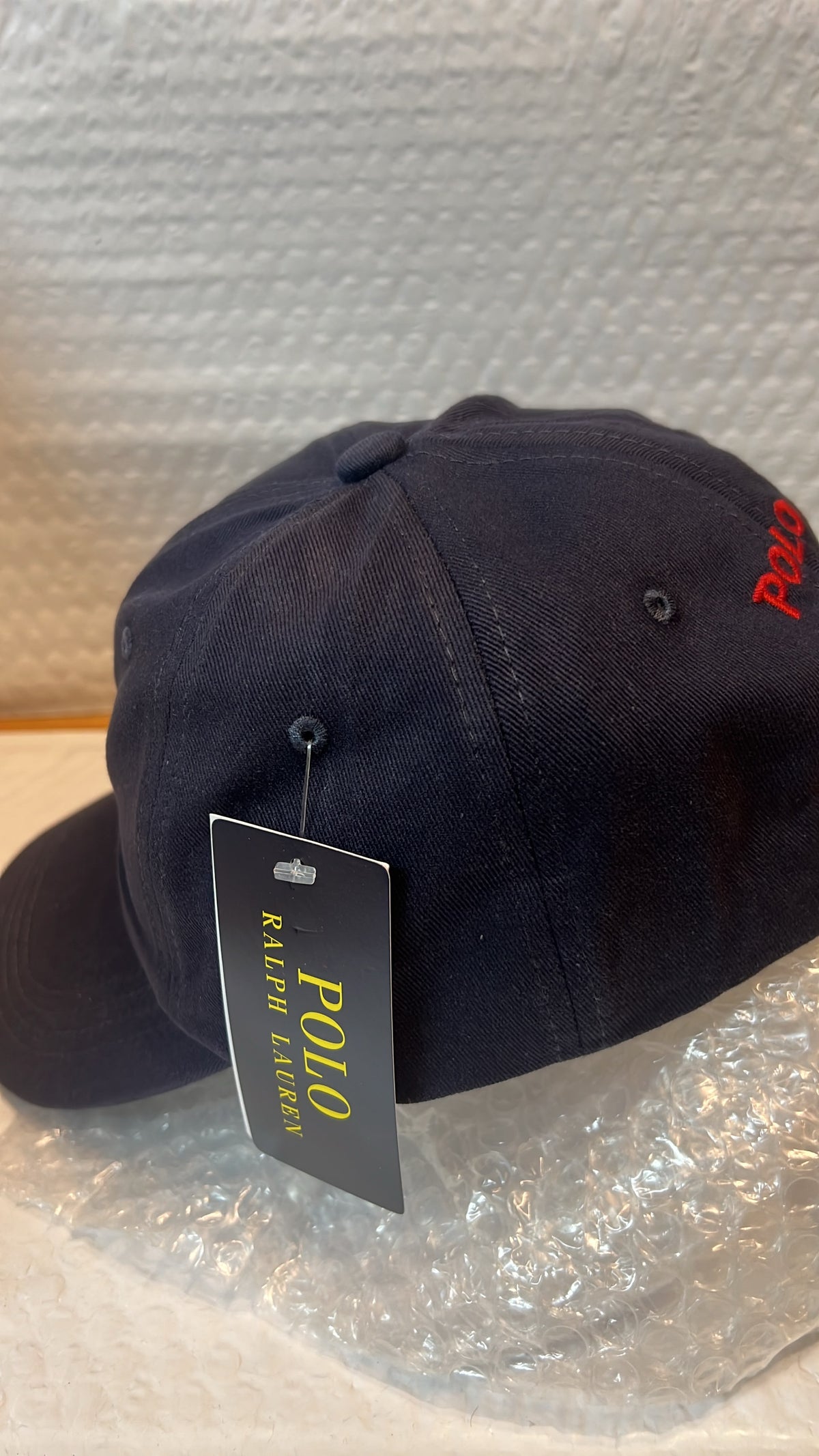 Polo Ralph Lauren Black Embroidered Baseball Cap
