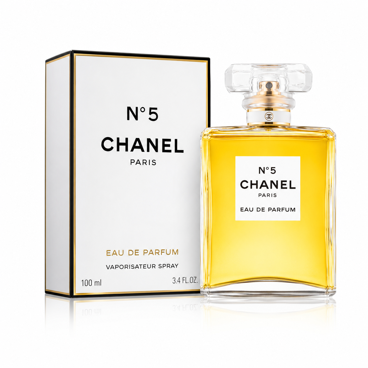 CHANEL No. 5 Paris Eau de Parfum 3.4 oz / 100ml EDP Spray for Women