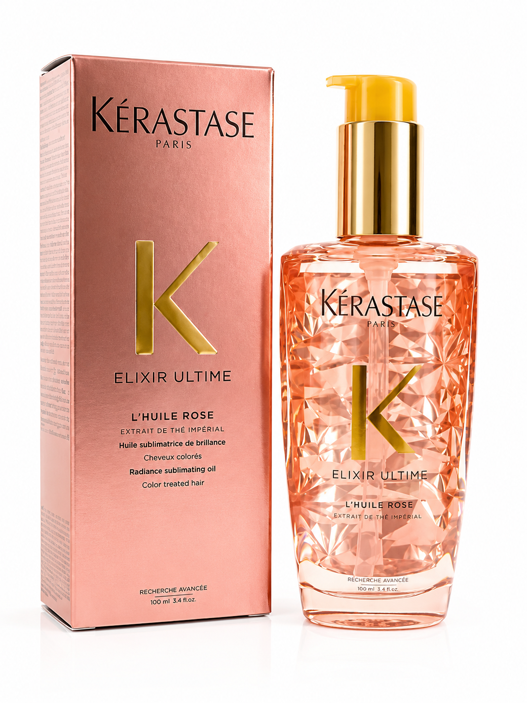 Kérastase Elixir Ultime L'Huile Rose Hair Oil 100 mL / 3.4 fl oz – Shine & Radiance Oil