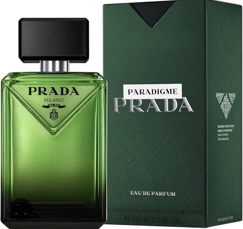 Prada Paradigme Men Eau de Parfum 3.3 oz / 100 mL – Luxury Men's Fragrance