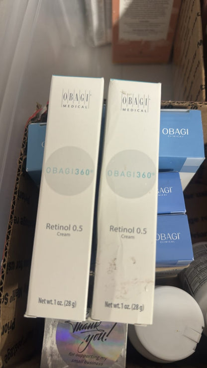 2 Pack Obagi 360 Retinol 0.5 Cream 1 Oz Each – 2 x 30 g
