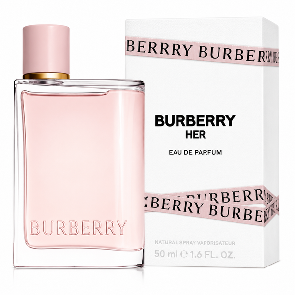 Burberry Her Eau de Parfum Natural Spray for Women 1.6 oz / 50ml –