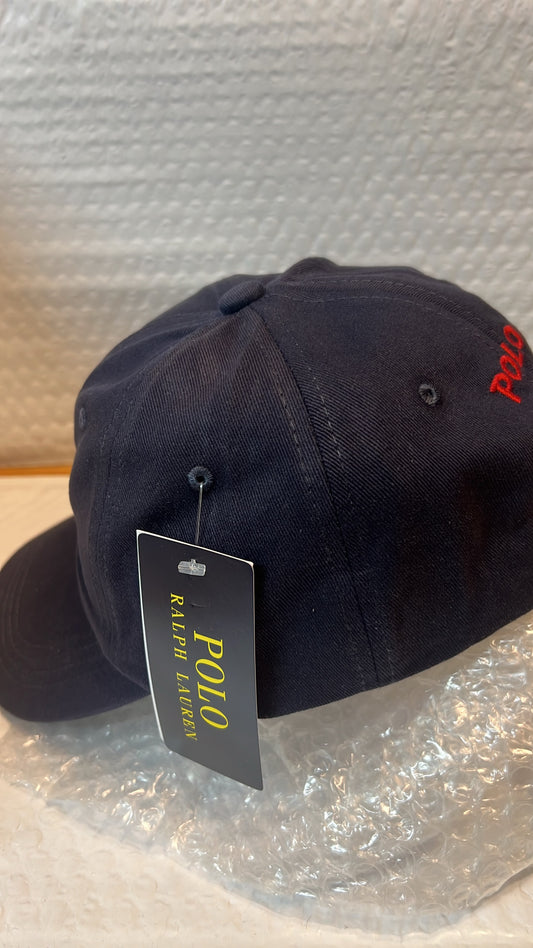 Polo Ralph Lauren Black Embroidered Baseball Cap