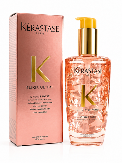Kérastase Elixir Ultime L'Huile Rose Hair Oil 100 mL / 3.4 fl oz – Shine & Radiance Oil