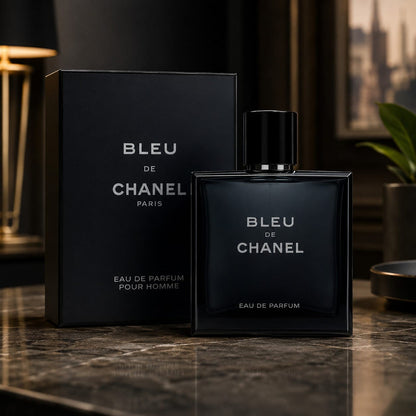 CHANEL Bleu de CHANEL Eau de Parfum Spray for Men 3.4 fl oz / 100 mL