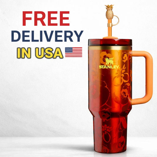 The Stanley 1913 x KAROL G Quencher H2.0 FlowState™ Tumbler 40 oz – Limited Edition – KAROL G FLOR – New
