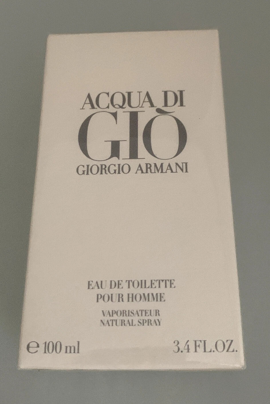 Shopify Product Listing – Giorgio Armani Acqua di Giò Eau de Toilette Spray 100ml / 3.4 oz