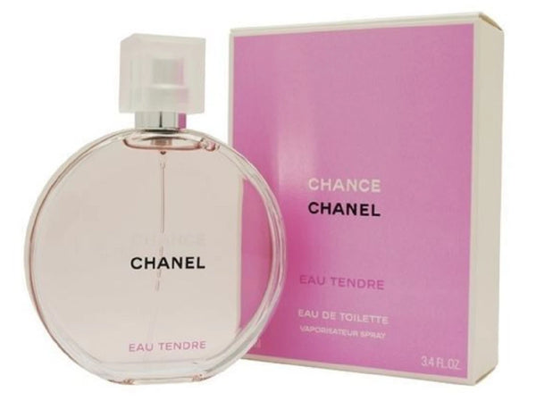 CHANEL Chance Eau Tendre Eau de Toilette Spray for Women 3.4 oz / 100ml –