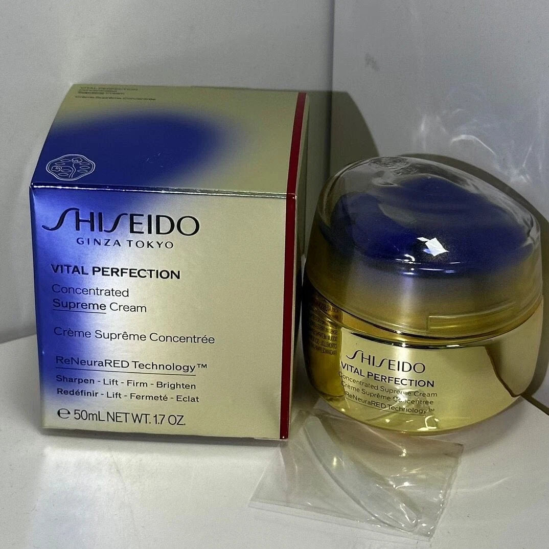 Shiseido Vital Perfection Uplifting & Firming Advanced Cream 50mL / 1.7 oz – Anti-Aging Face Moisturizer
