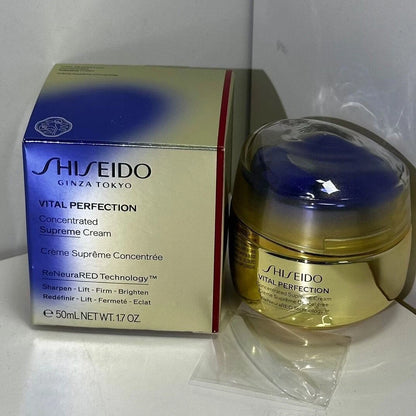 Shiseido Vital Perfection Uplifting & Firming Advanced Cream 50mL / 1.7 oz – Anti-Aging Face Moisturizer