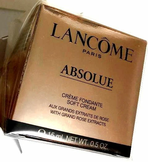Lancôme Absolue Soft Cream Face Moisturizer with Grand Rose Extracts – Luxury Anti-Aging  Face Cream  0.5oz nib